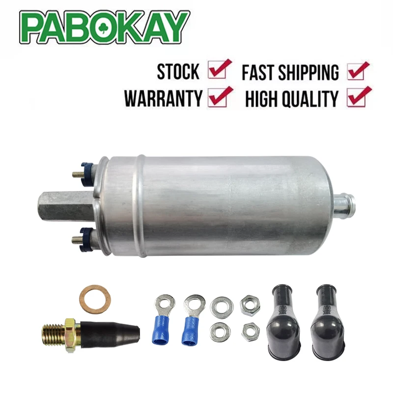 New External 5 BAR 130 L/H Fuel Pump for MERCEDES-BENZ PEUGEOT PORSCHE RENAULT SAAB 0580254984 0580254982 0580254996 1306831