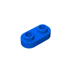 Gobricks Bausteine GDS-1403 Platte, rund 1 x 2, mit zwei offenen Bolzen, kompatibel mit Lego 35480, Kinder-DIY-Lernsteinen