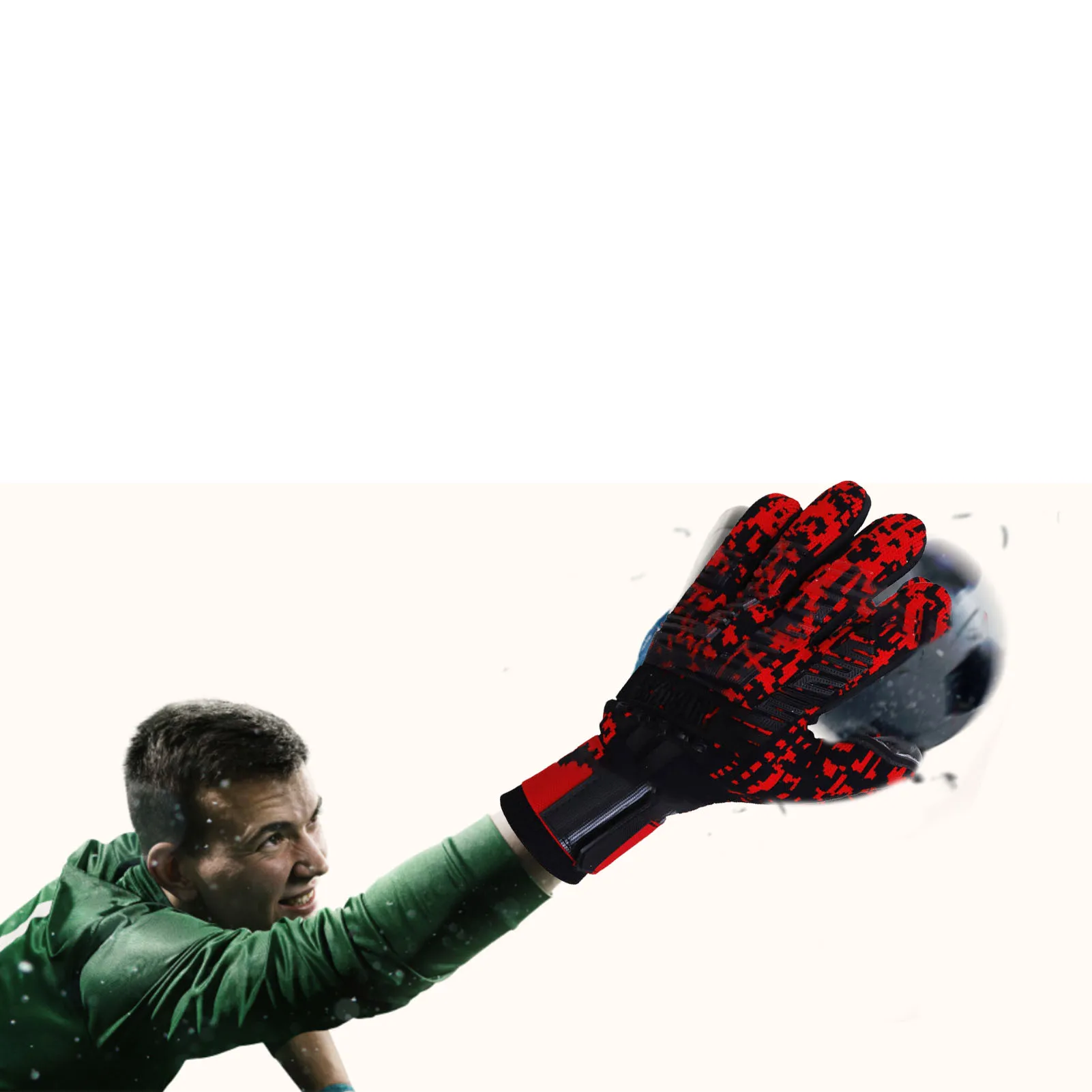 

Goalie Goalkeeper Gloves Super Grip Soccer Gloves Strong Grip Football Gloves Thickened Finger Protection For Men Women Adults