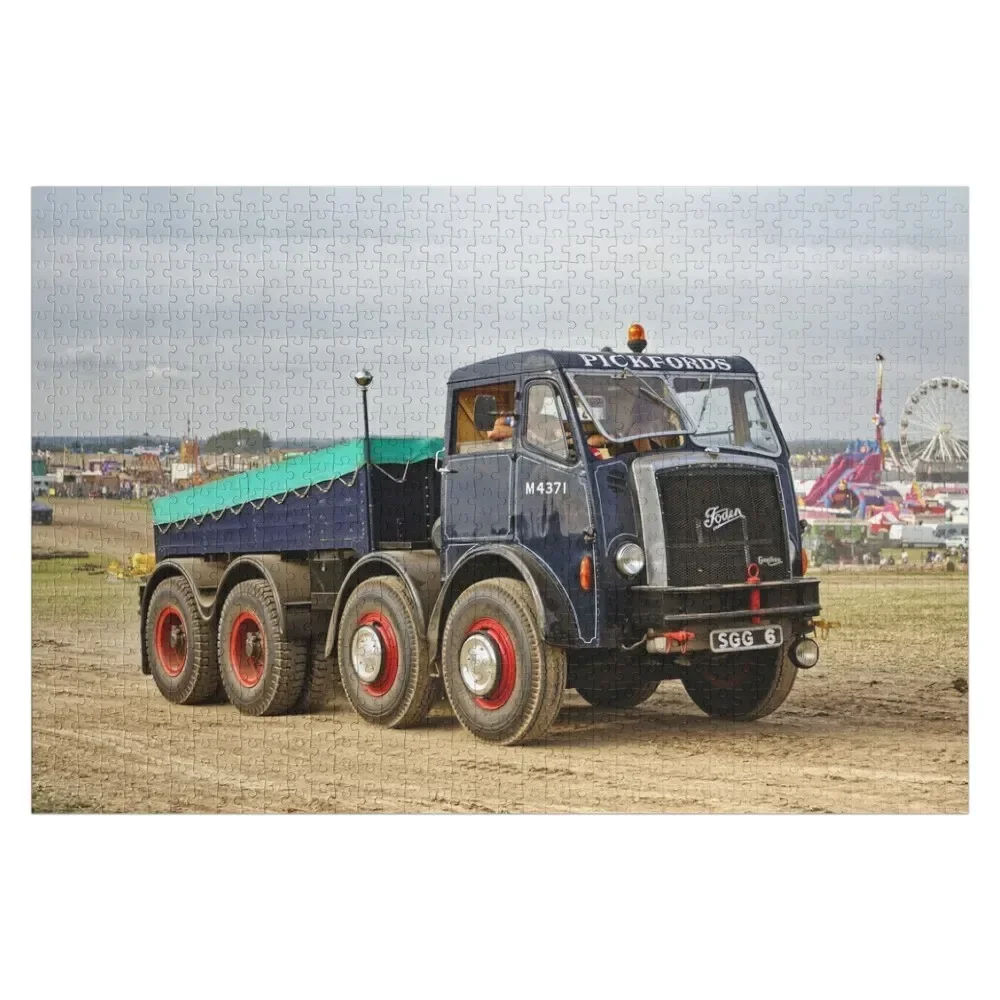 

1956 Pickfords Foden Heavy Haulage Tractor Jigsaw Puzzle Custom Anime Puzzle