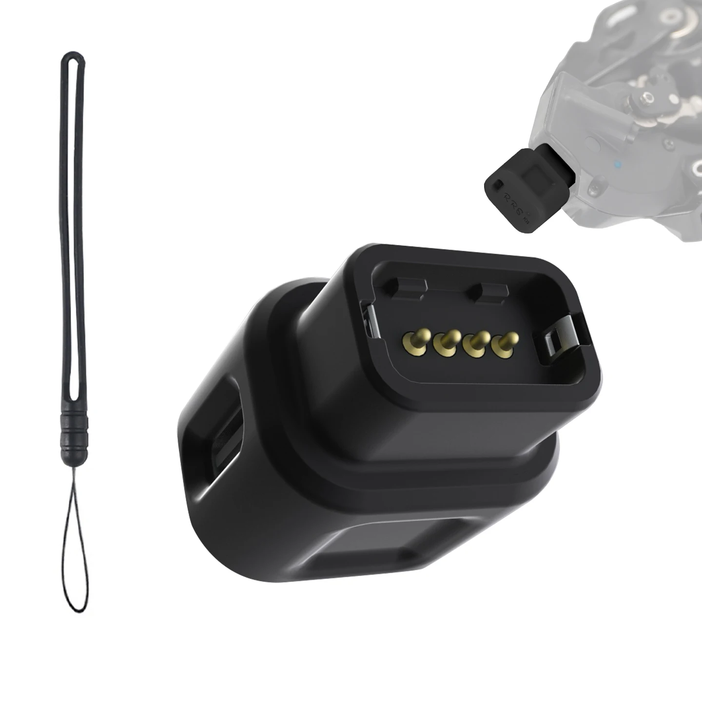 RRSKIT Type-C Adapter Battery Charger Lanyard For Shimano 12Speed Di2 Dura-Ace R9200/Ultegra R8100/105 R7100 Electronic Shifting