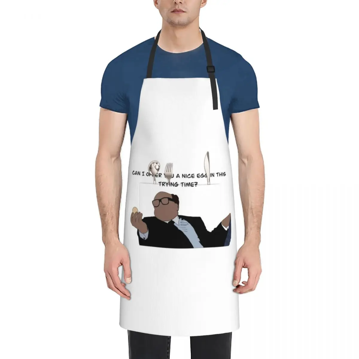 

Can I offer you a nice egg in this trying time Apron Customizable Camping Apron