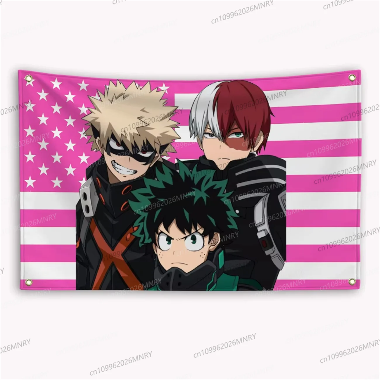 My H-Hero Academias Bakugou Katsuki American Flag Banner Tapestry Outdoor Decors Garage Decoration Funny Flags for room Tapestry