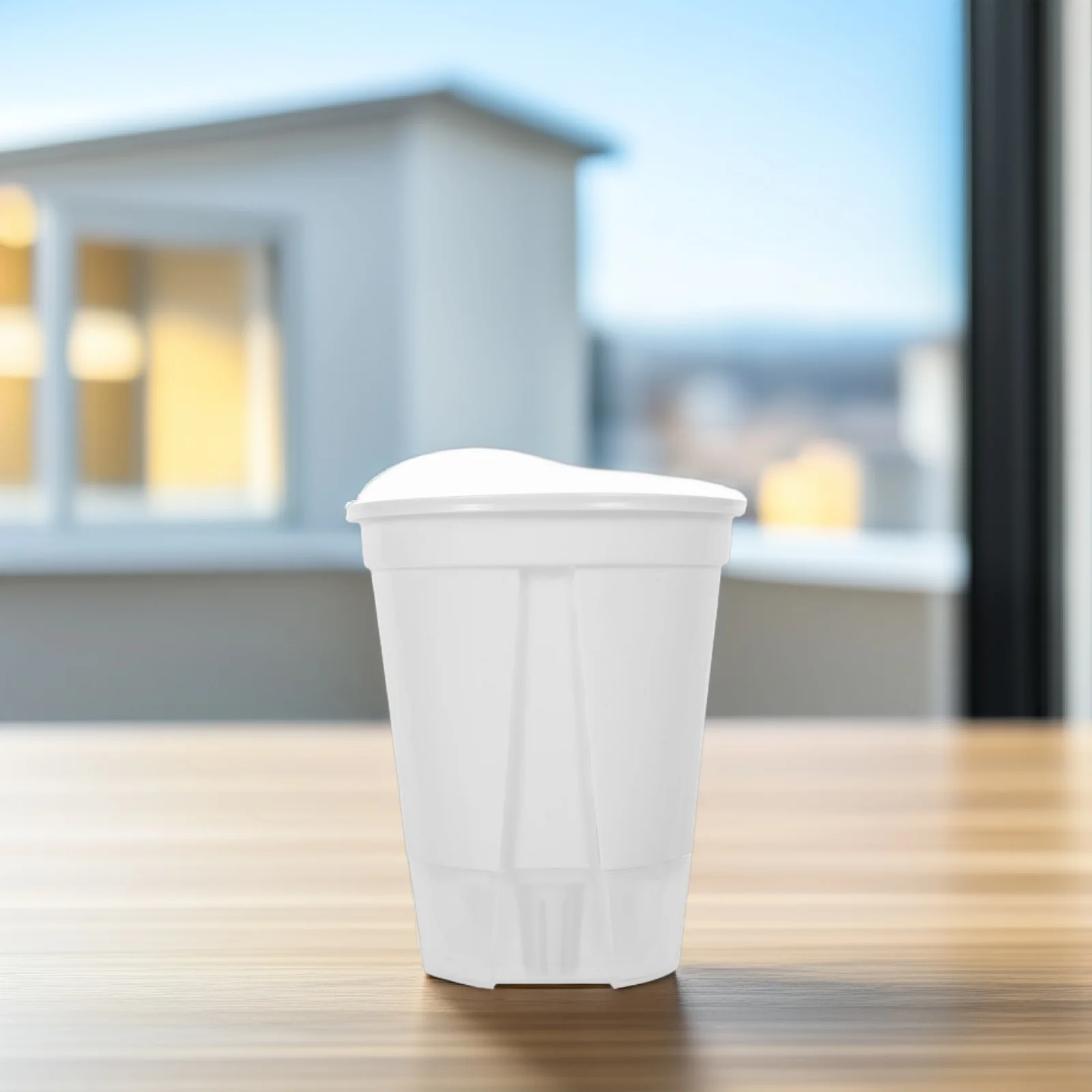 

5pcs Self Watering Lazy Flower Pot Planter White Plastic Basin for Indoor Plants Orchid Pot Automatic Moist Soil Decor Home