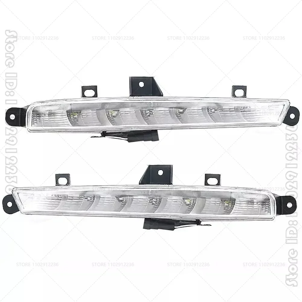 for 2007-2013 W221 Mercedes Benz S63 S65 AMG DRL LED Daytime Running Light Bumper Fog Lamp 2218201356 2218201456
