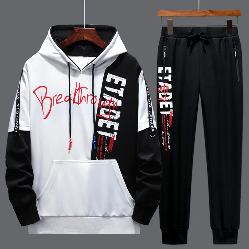 2023 designer new sport suits mens hoodie pants 2 piece matching sets outfit clothes for men clothing tracksuit sweatshirts 0009