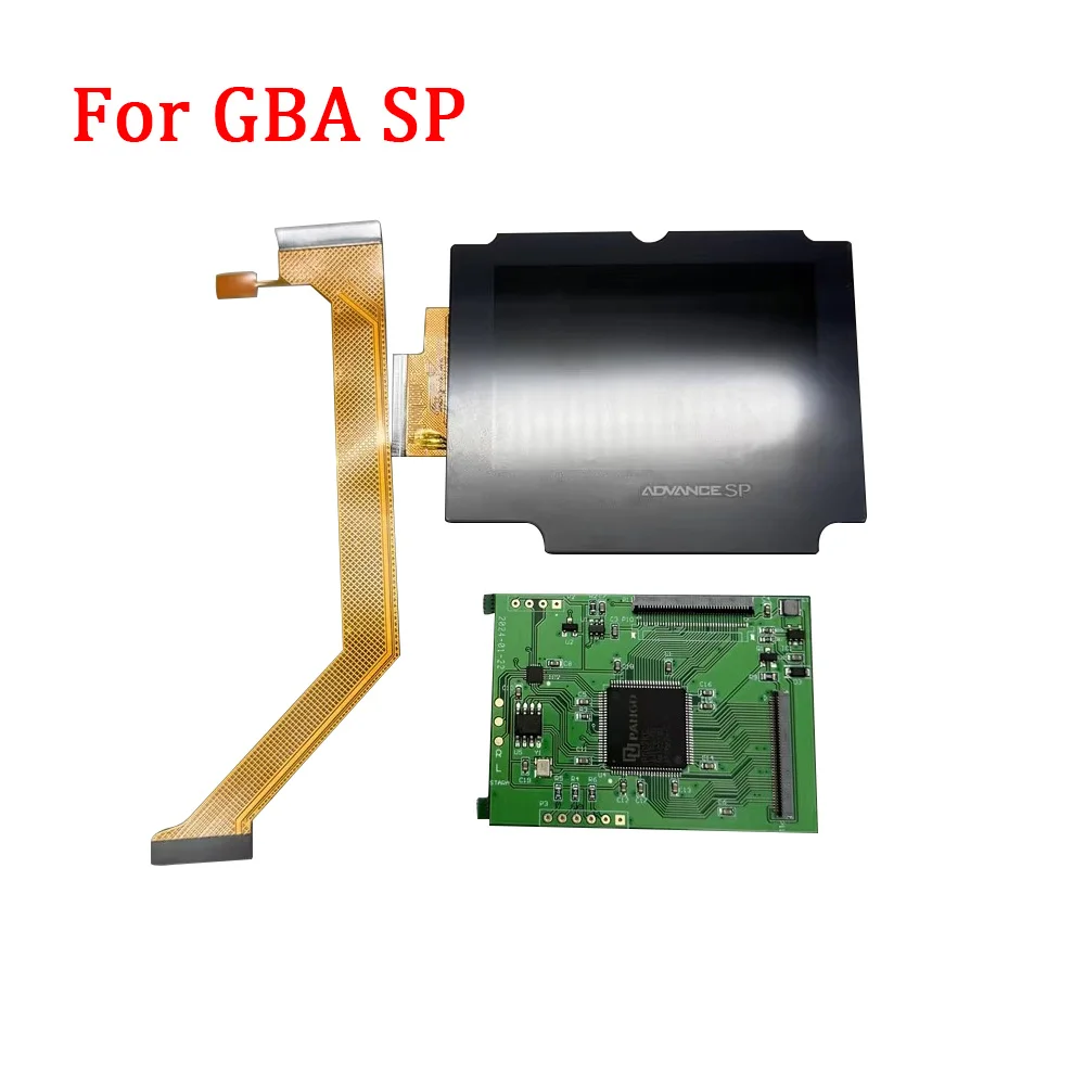 

Original 2.9inch Pre-Laminated Backlit IPS LCD Screen Kits for GameBoy Advance GBA SP Highlight IPS LCD Display Replacement Sets