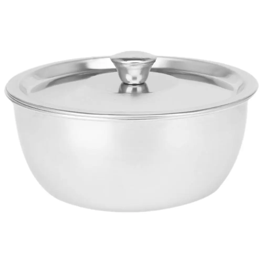 

Stainless Steel Bowl for Kids 190Ml with Leak Proof Lid Safe for Baby Feeding Toddler Meals Home Kindergarten Soup