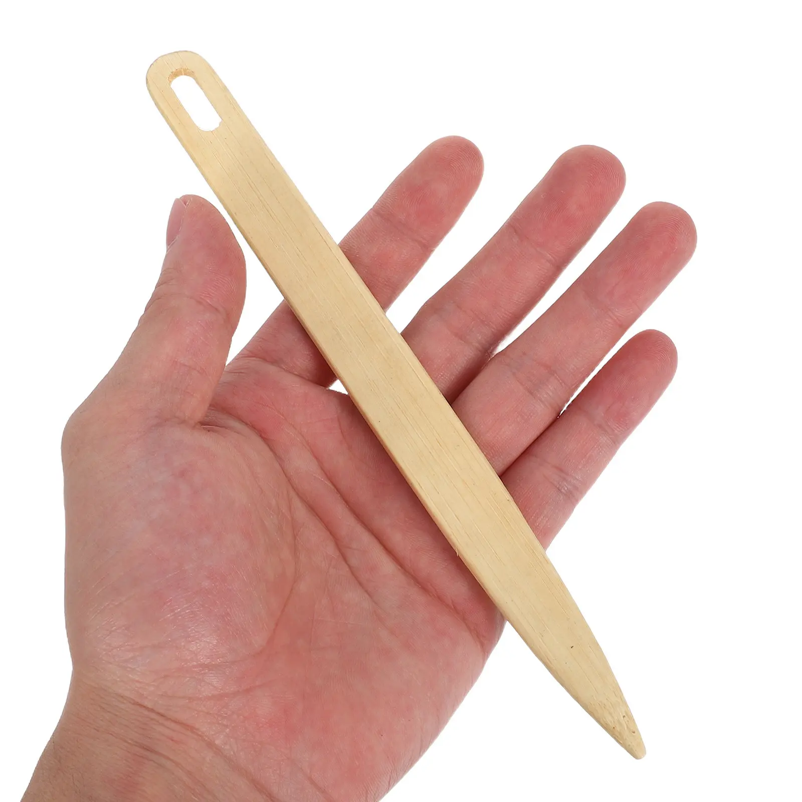 

4Pcs Large-Eye Blunt Tapestry Needles Bamboo Wood Knitting Tools DIY Weaving Crafts Crochet Accessories Yarn Needle