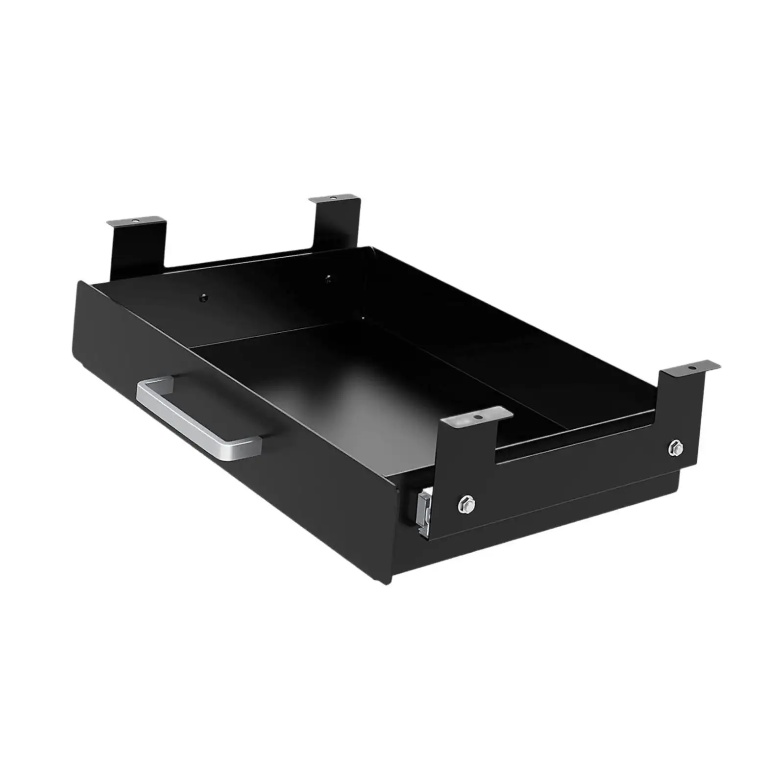 Under Desk Pull Out Drawer Wear Resistant Easy Slide Out Pencil Drawer for Office Sit Stand Workstation Desk Bedroom Dining Room