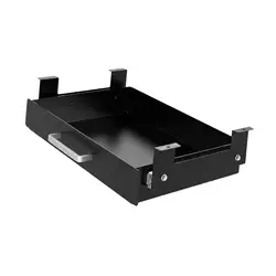 Under Desk Pull Out Drawer Wear Resistant Easy Slide Out Pencil Drawer for Office Sit Stand Workstation Desk Bedroom Dining Room