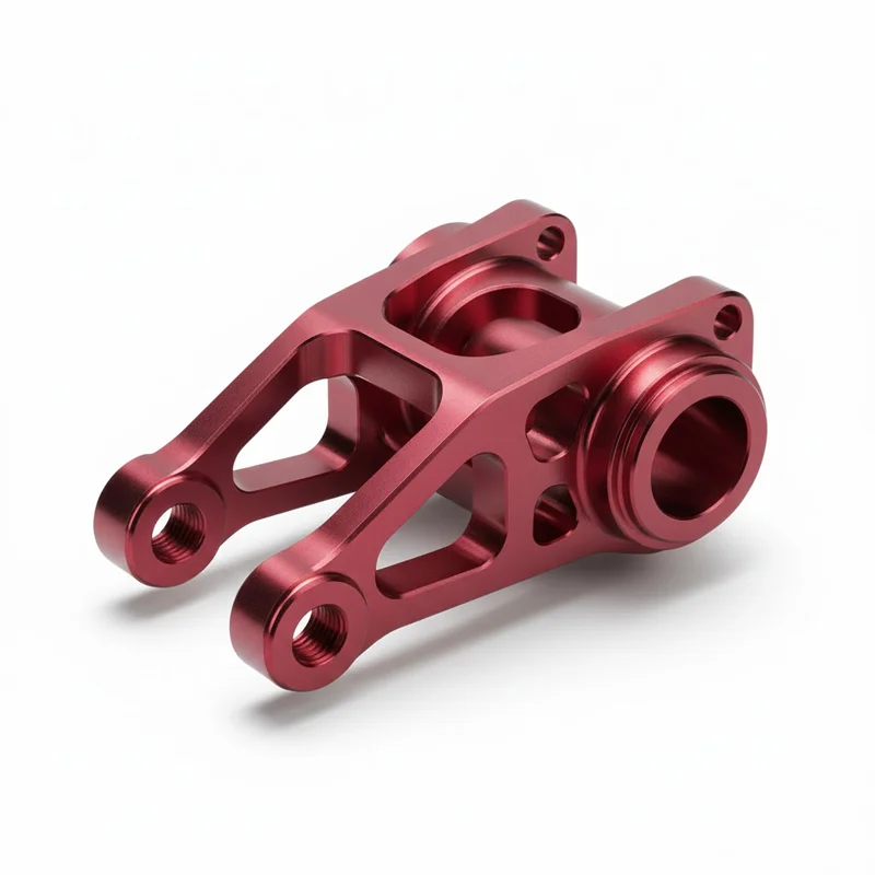 Precision CNC Milling Parts Custom Aluminum Anodizing Automotive Shock Absorber Clamps CNC Machining Customization