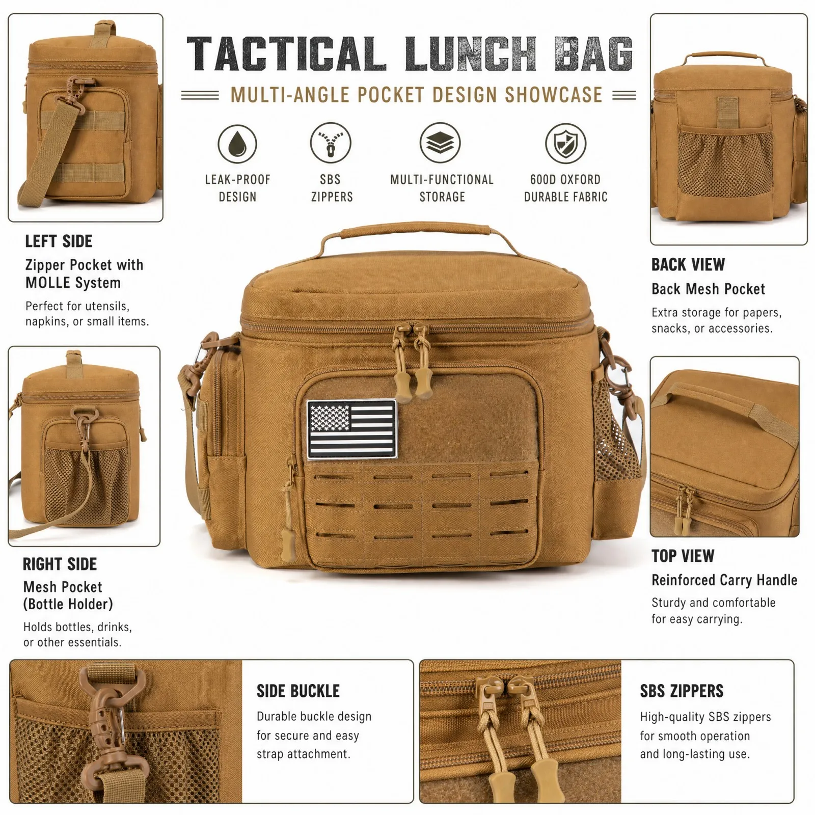 Bolsa térmica táctica de 13L p - Outdoor Hunting Gear Storage reseña y precio