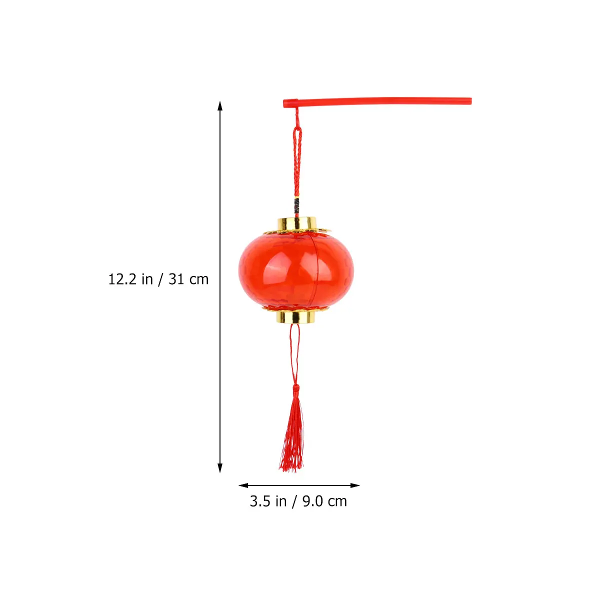 

Red Handheld Luminous Lanterns Plastic Festive Decorations For Wedding Party Size S Reusable Portable Glowing Lanterns