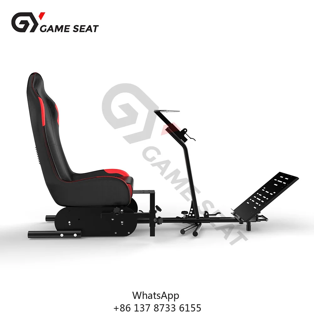 GY041 Car Simulator Seat Pedals Shifter Simulated Steering Race Play Game Cockpit SIM Racing