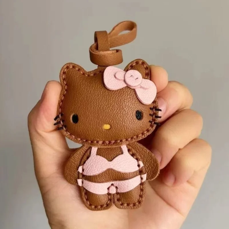 Niedlicher Kätzchen-Plüsch-Schlüsselanhänger, PP-Baumwolle gefüllt, schwarz, hochwertiges Cartoon-Tier-Rucksack-Anhänger, Geldbörsen-Anhänger, dekoratives Geschenk