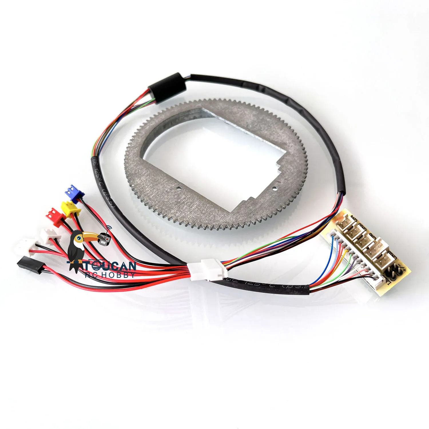 1/16  6.0 Heng Long Tank Metal 360° Small Rotating Gear Electric Slip Ring 12P THZH0803-SMT4