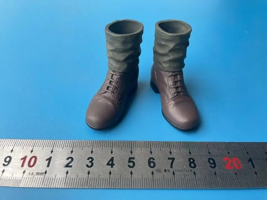 zqn 1/6 Sodier Dragon WWII Ranger Hollow Shoes Boots Model for 12'' Male Figure