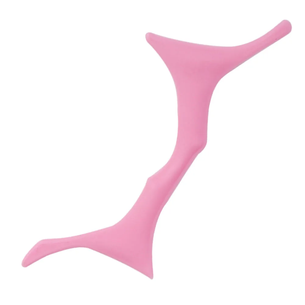 Silikonowy szablon do brwi, profesjonalny szablon do modelowania brwi dla naturalnych, pełnebrwiastych brwi, pasuje do wszystkich rodzajów skóry, niepodrażniający.