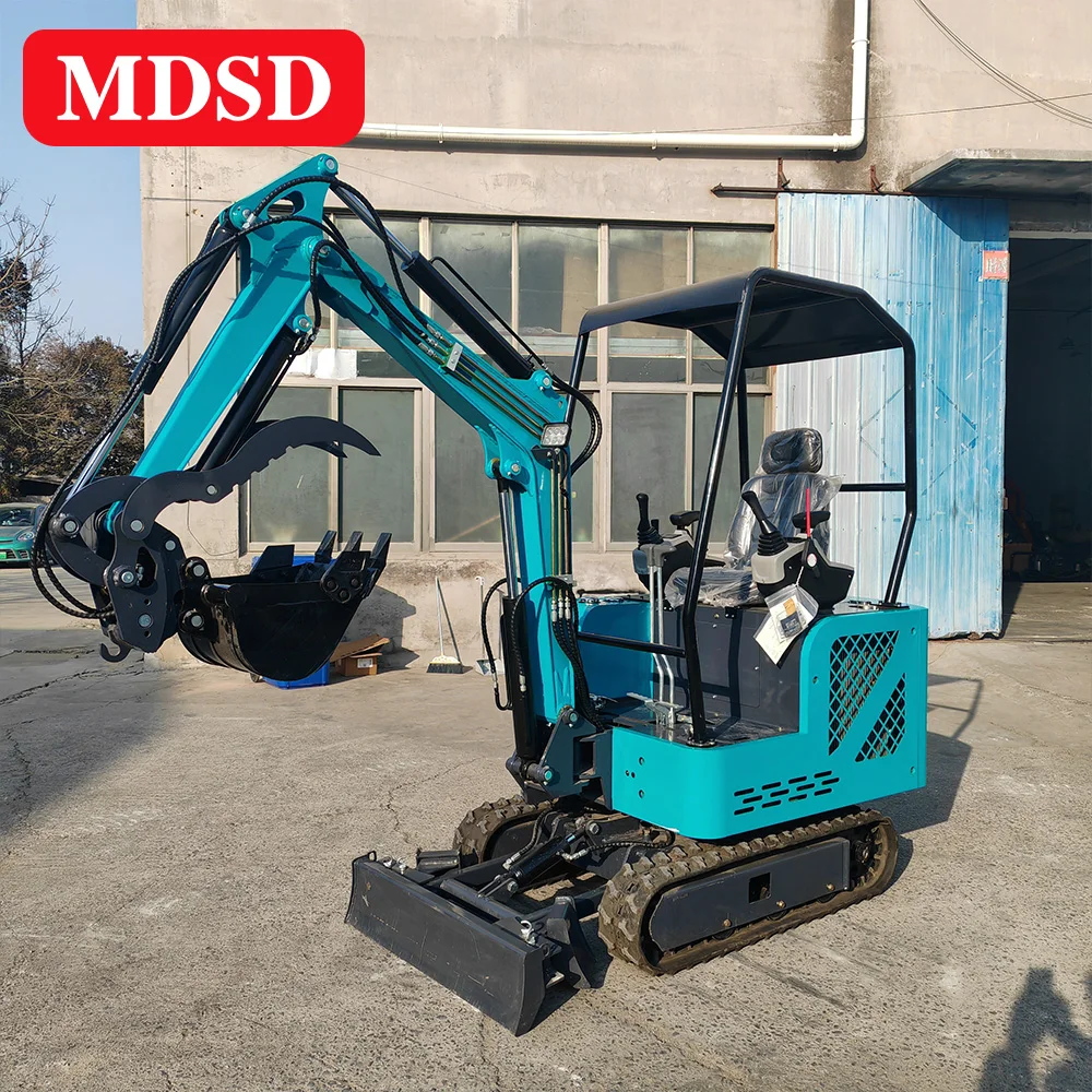 1.2Ton Mini Digger With Attachments Agricultural Mini Excavator With Crawler Ce Epa High Quality Multi Functional Mini Excavator