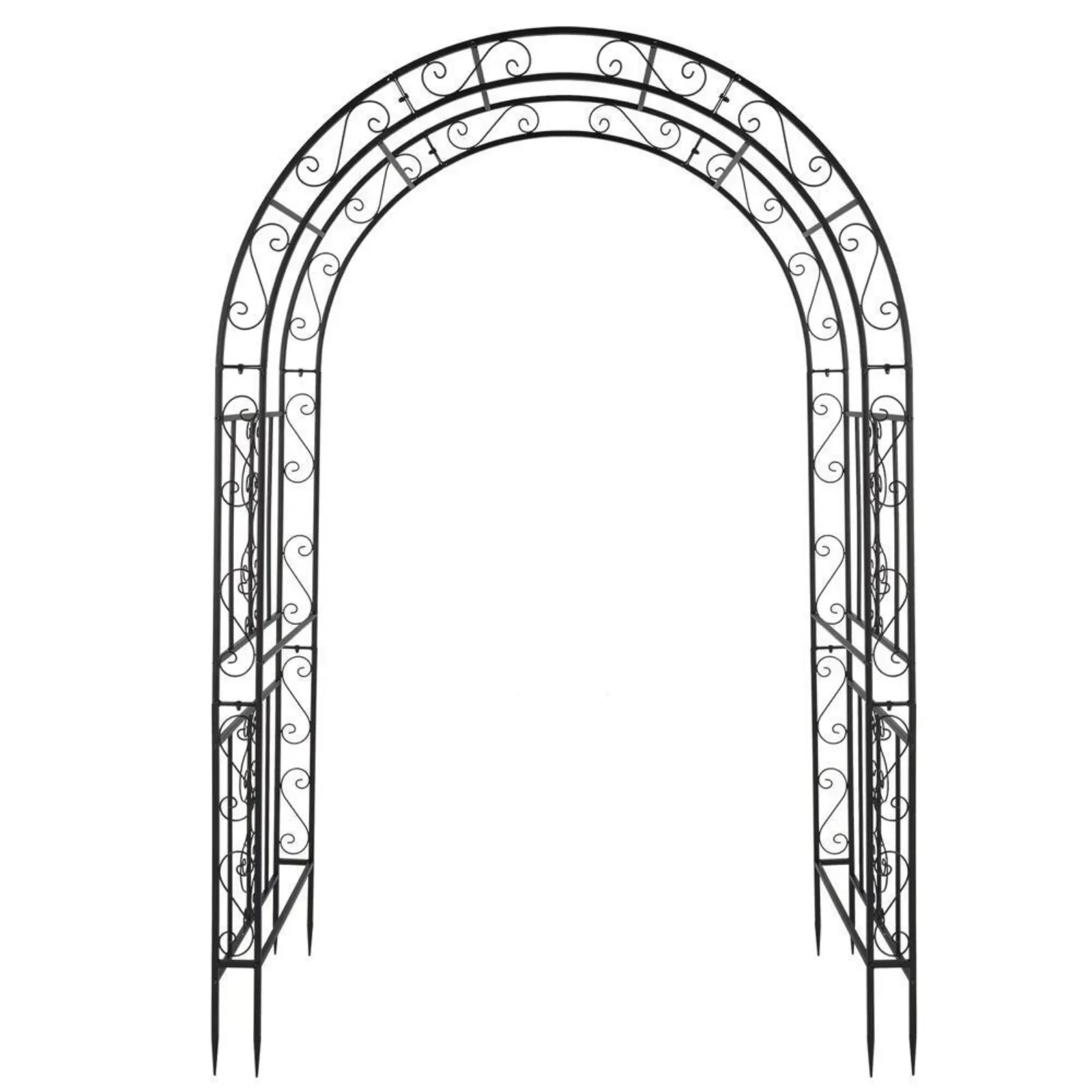 

US Wedding Arch Garden Arbor Metal Durable Iron for Climbing Plant Outdoor Ceremony