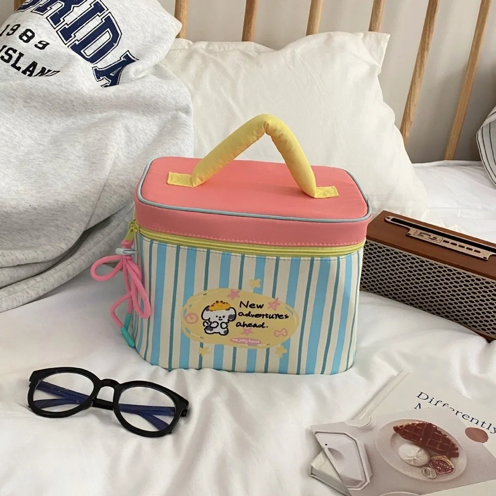 

Новая косметичка с мультяшным щенком, портативная сверхлегкая дорожная сумка для туалетных принадлежностей на молнии, вместительная портативная сумка для хранения