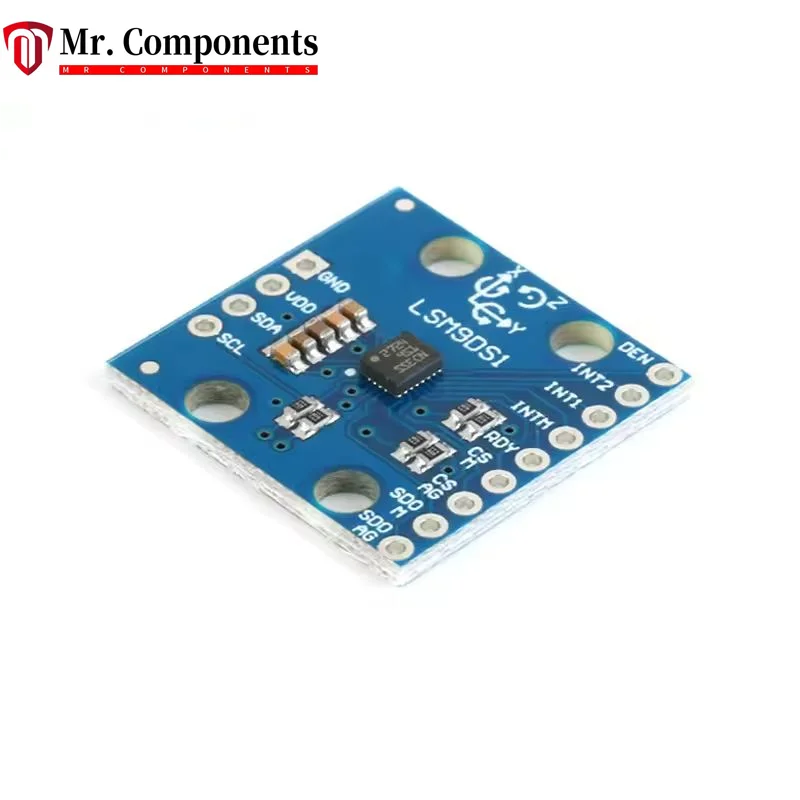 LSM9DS1 9 IMU de nueve ejes brújula electrónica acelerómetro giroscopio magnetómetro/módulo Sensor de medida inercial I2C SPI para Arduino