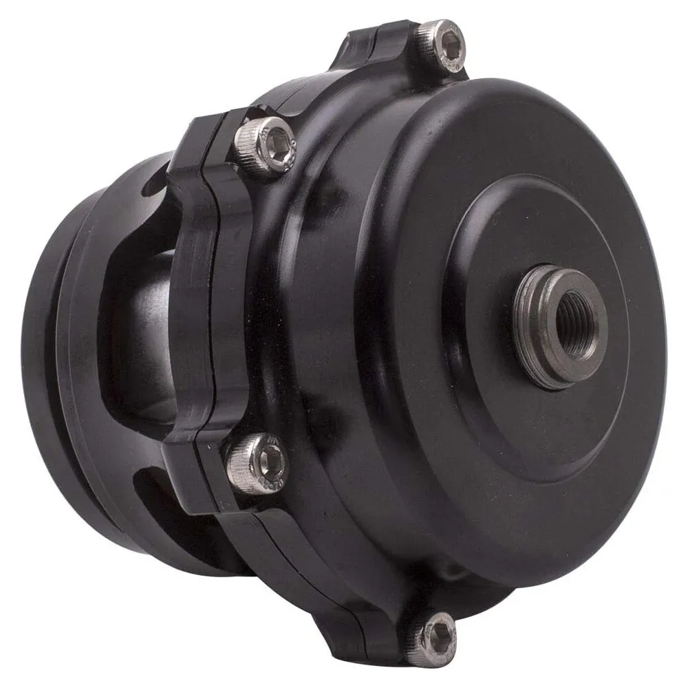 อลูมิเนียมสากล 50 มม. Blow Off Valve Dump Valve BOV พร้อมหน้าแปลน V-band สีดํา