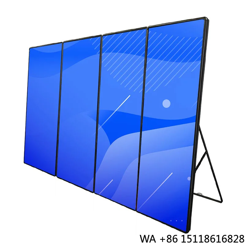 Wifi 4G P1.8 P2.5 Digital Video Player Advertising Equipment Led Poster Totem Signage Screen Indoor Vertical Floor Ad Led Poster