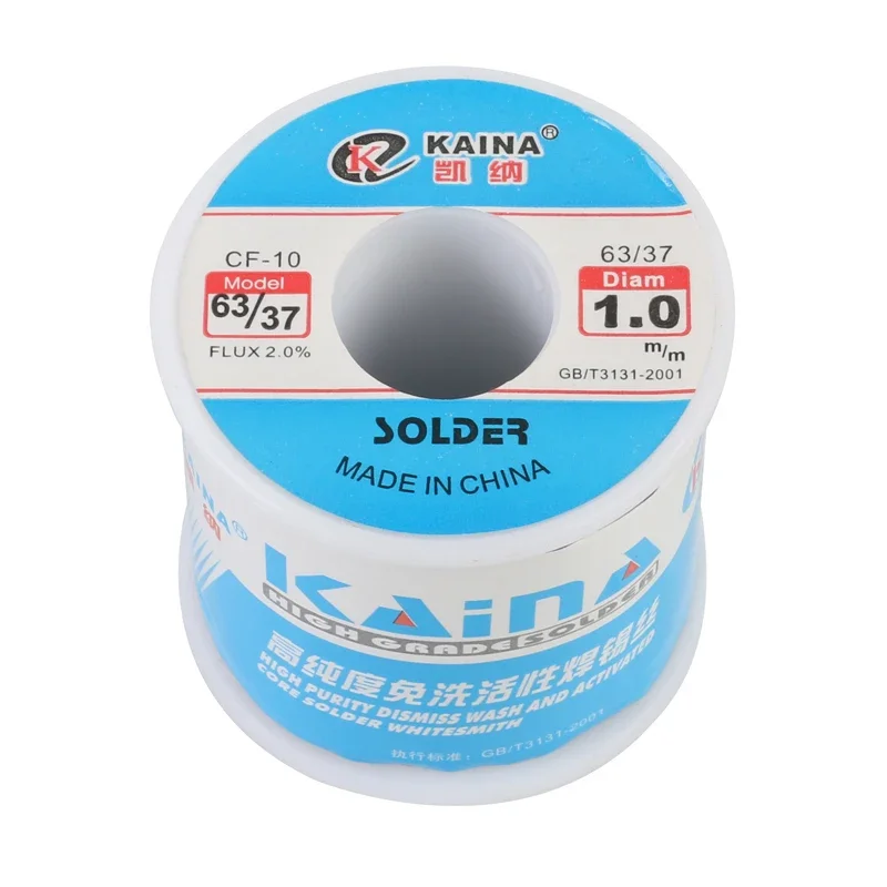 KAINA 0.4/0.5/0.6/0.8/1mm 450g Solder Wire 63/37 Tin Lead Tin Wire Solder Rosin Core Solder Flux Soldering Welding