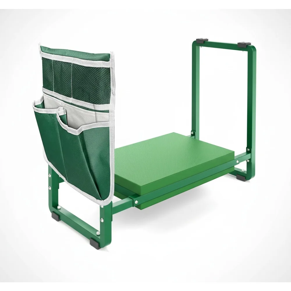 راكع ومقعد عريض للحديقة مقاس 10.2 بوصة - وسادة سميكة شديدة التحمل، مقعد متعدد الوظائف لكبار السن والنساء