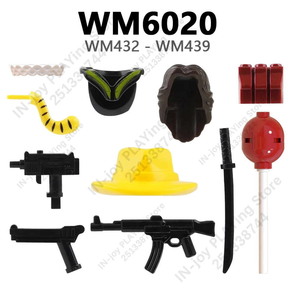 WM6020 Compatible with Action Figure Parts DIY Bricks WM432 WM433 WM434 WM435 WM436 WM437 WM438 WM439 WM Blocks Accessories Toys