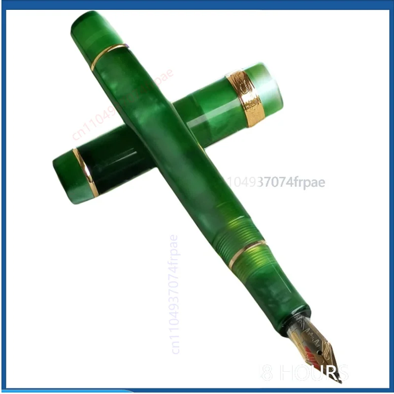 pluma-estilografica-con-tapa-giratoria-de-tofu-verde-oscuro-para-2024-kaigelu-316-punta-de-iridio-suave-suministros-de-caligrafia-diarios-para-negocios-unisex
