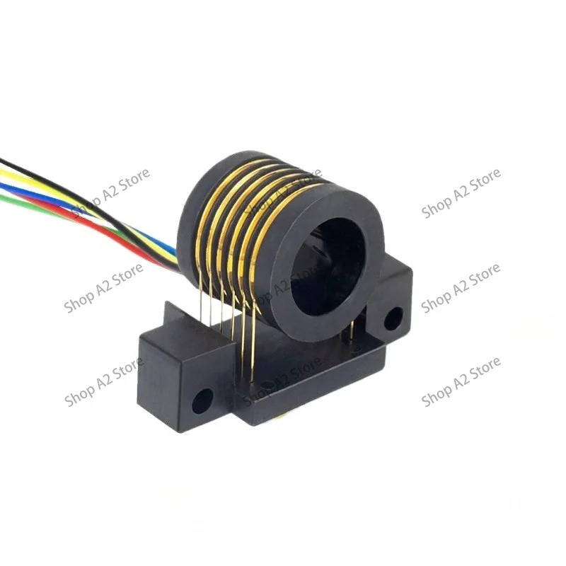 Split-type Through-hole Conductive Slip Ring, UAV Gimbal Slip Ring, Detachable Conductive Ring, Rotating Collector Ring