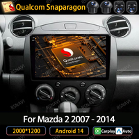 Android 14 Car Radio For MAZDA 2 Mazda2 2007 2008 2009 2010 2011 2012 2013 2014 Multimedia Video Player GPS Navi 2din 4G WIFI BT