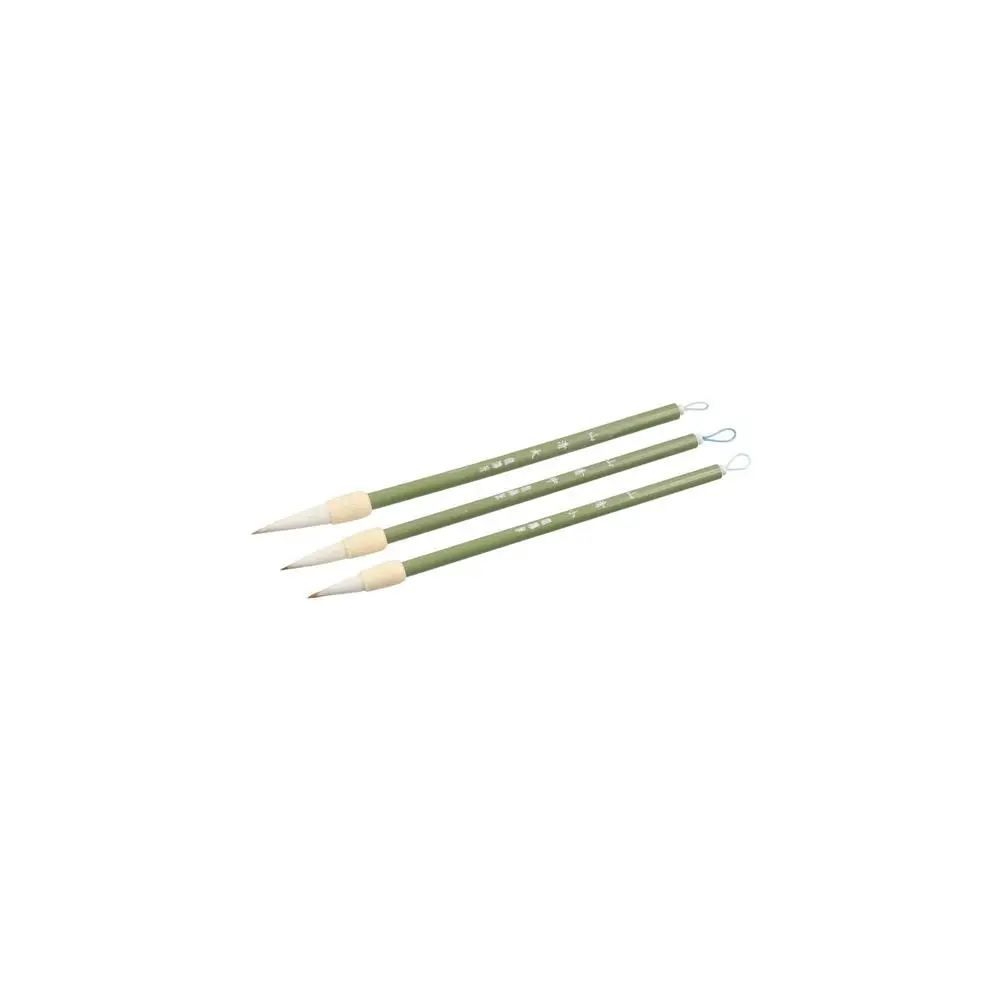 Calligraphy Brush Art Paint Brush Oil Painting Crisperding Script Writing Brush Wolf Hair Wooden Handle