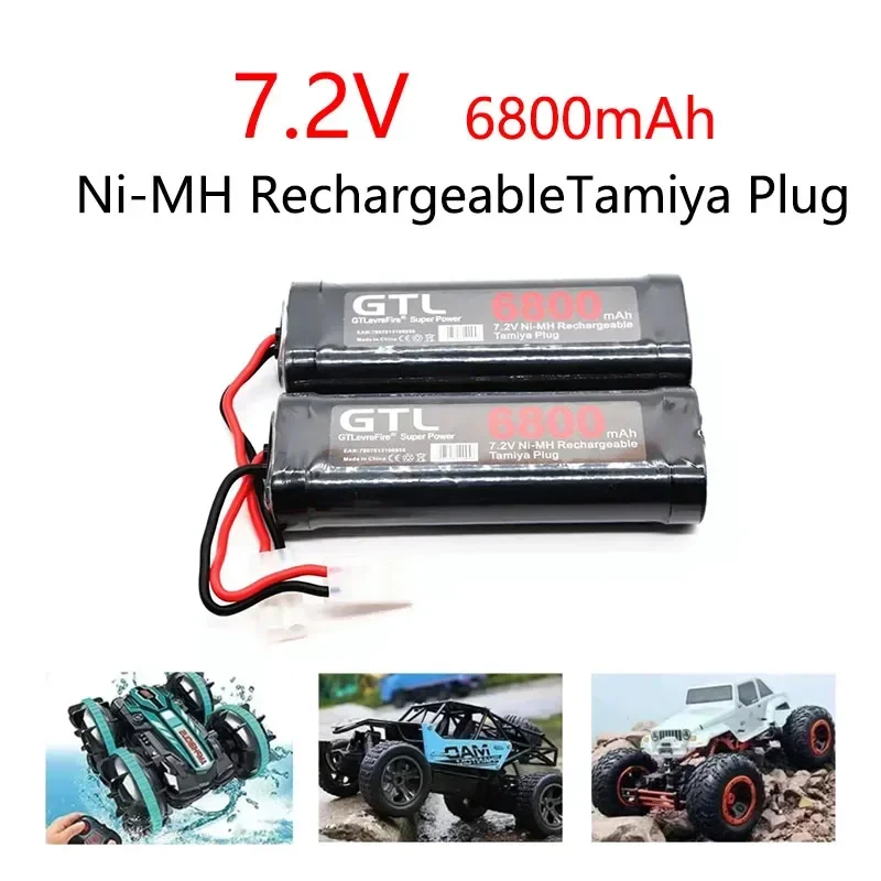 -The large capacity new 7.2V nickel hydrogen battery is very suitable for RC power sources such as toy racing cars and trucks.*;