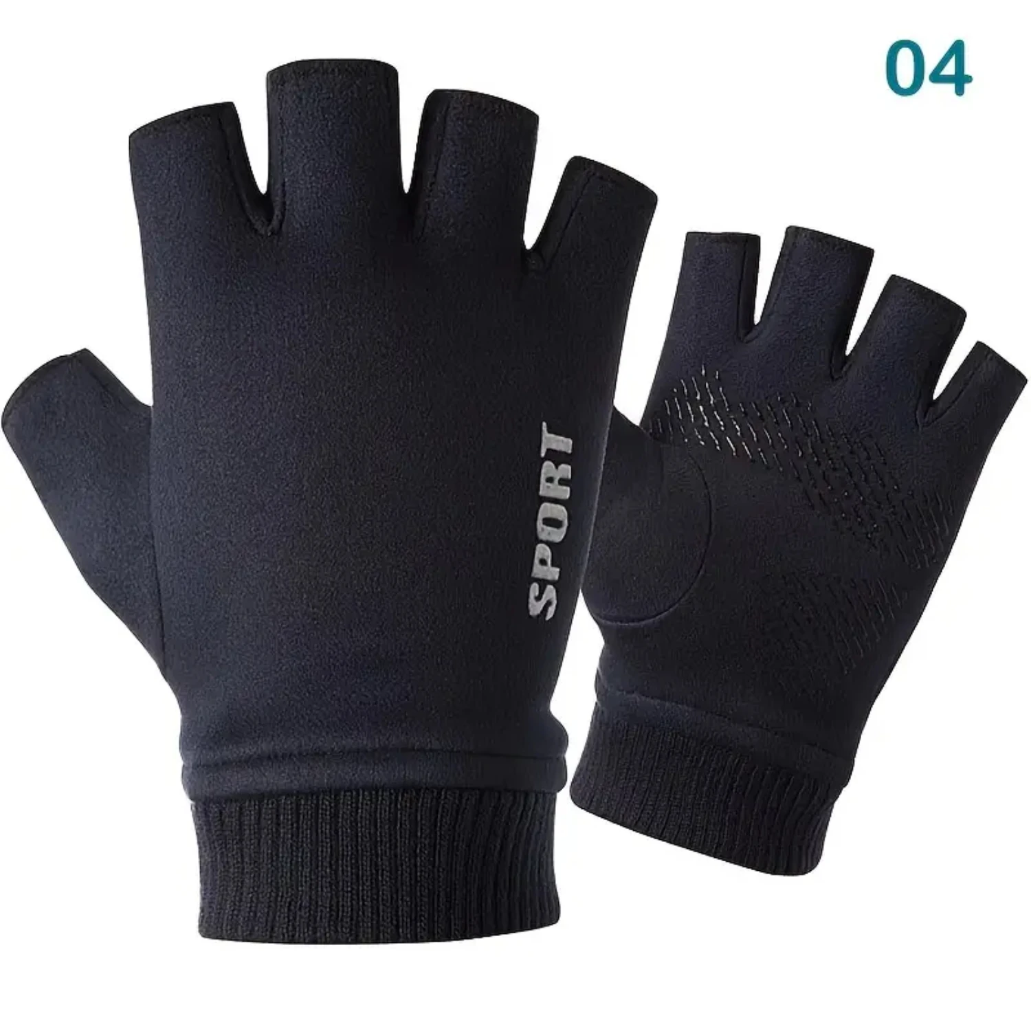 Windproof and Warm Men's Winter Gloves - Thin Tube Style with Non-slip and Touch Screen Features - Ideal for Driving in Cold Wea