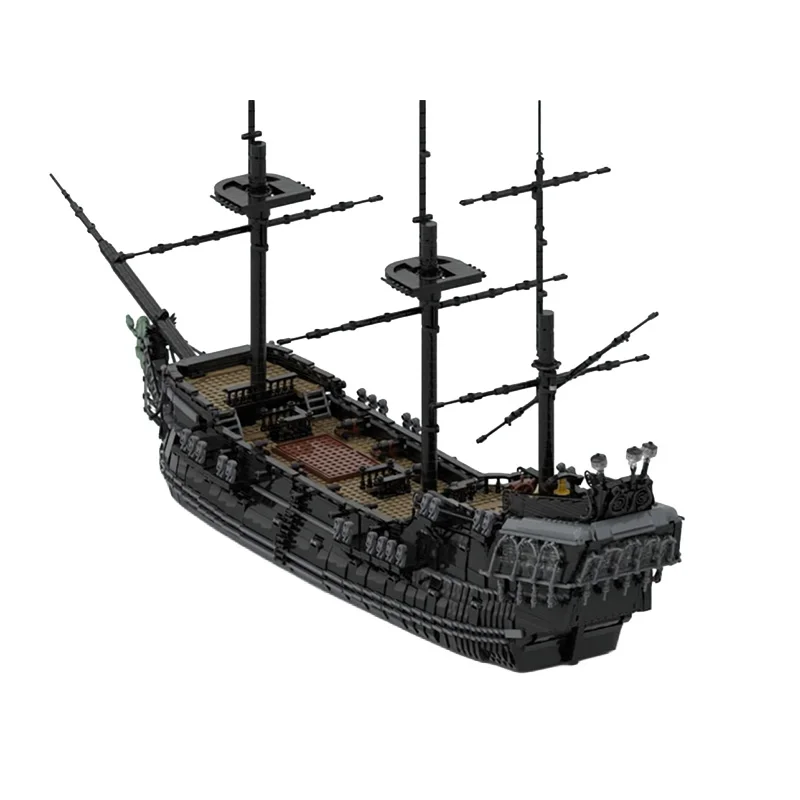 7398 PCS Vessel Bricks TheBlackPearl MOC Customize Modular Building Block Creative Design Educational DIY Boys Toy Birthday Gift