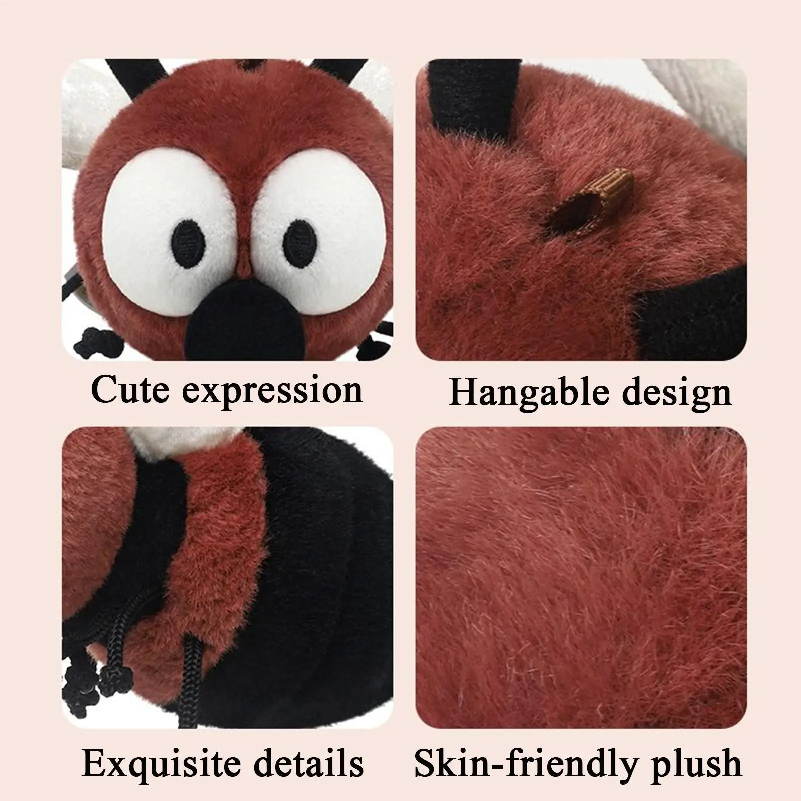 2026 New Cute Fly Plush Plush Toys Life Like Animal Stuffed Doll Creative Stuffed Animal Soft Doll Pillow Cushion For Kids