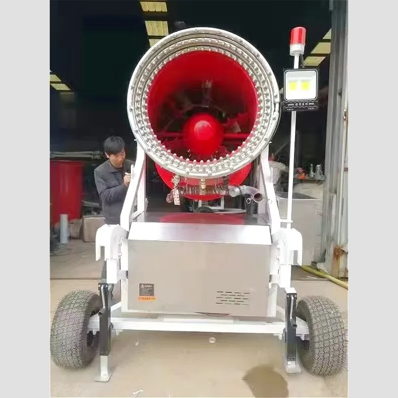 Large Scale Snow Cannon Outdoor Artificial Snow Machine Snowmaker Ski Resort Snow Making Sprayer Equipment For Winter Park