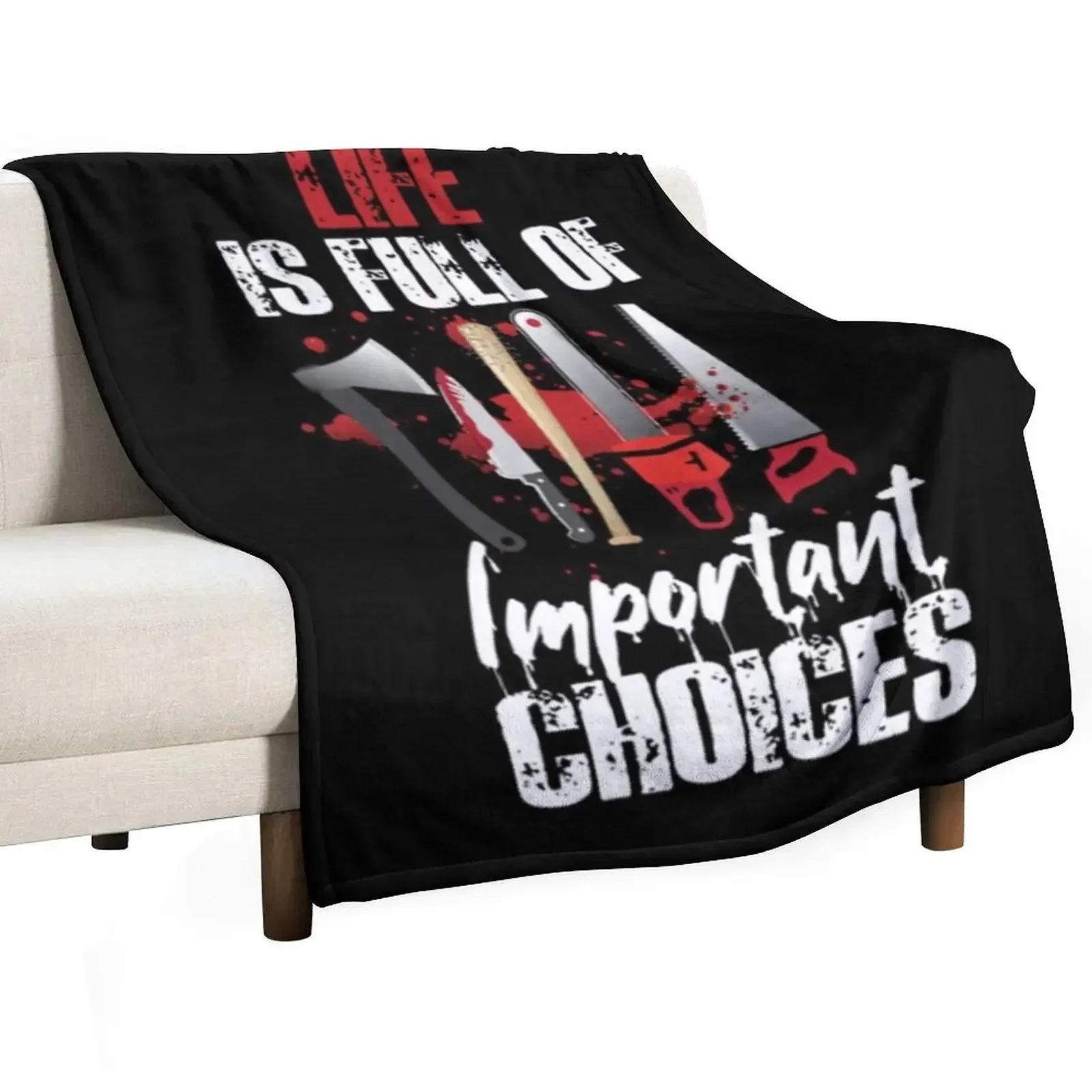 

Horror Movie Throw Blanket Beautifuls Softest Flannel Fabric Tourist Blankets