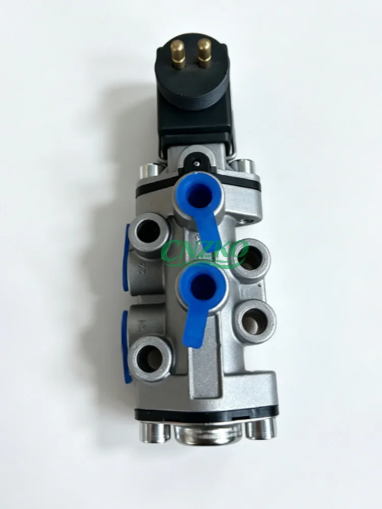 Detalhe 1 de Válvula solenoide 1488083 Solenoid Valve Truck Air Brake Solenoid OE 1334037 1423566 1408080 Fit For Scania 3 4 5 6 Series Heavy Duty Truc Pneumática