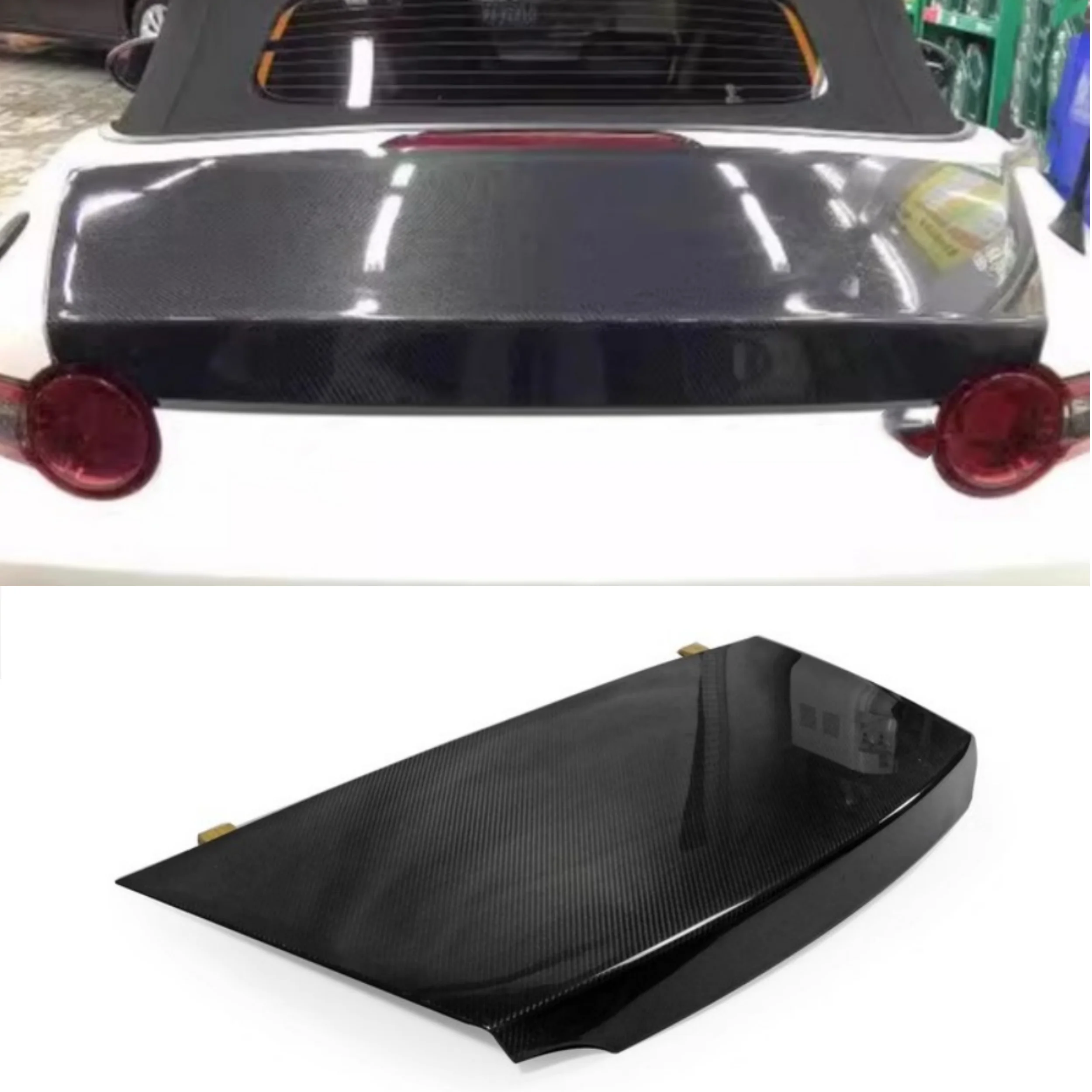 Carbon fiber Trunk lid for Mazda MX5 ND RC 2018-2022 modified Auto Trunk cover Luggage compartment lid Body kit Car Accessories
