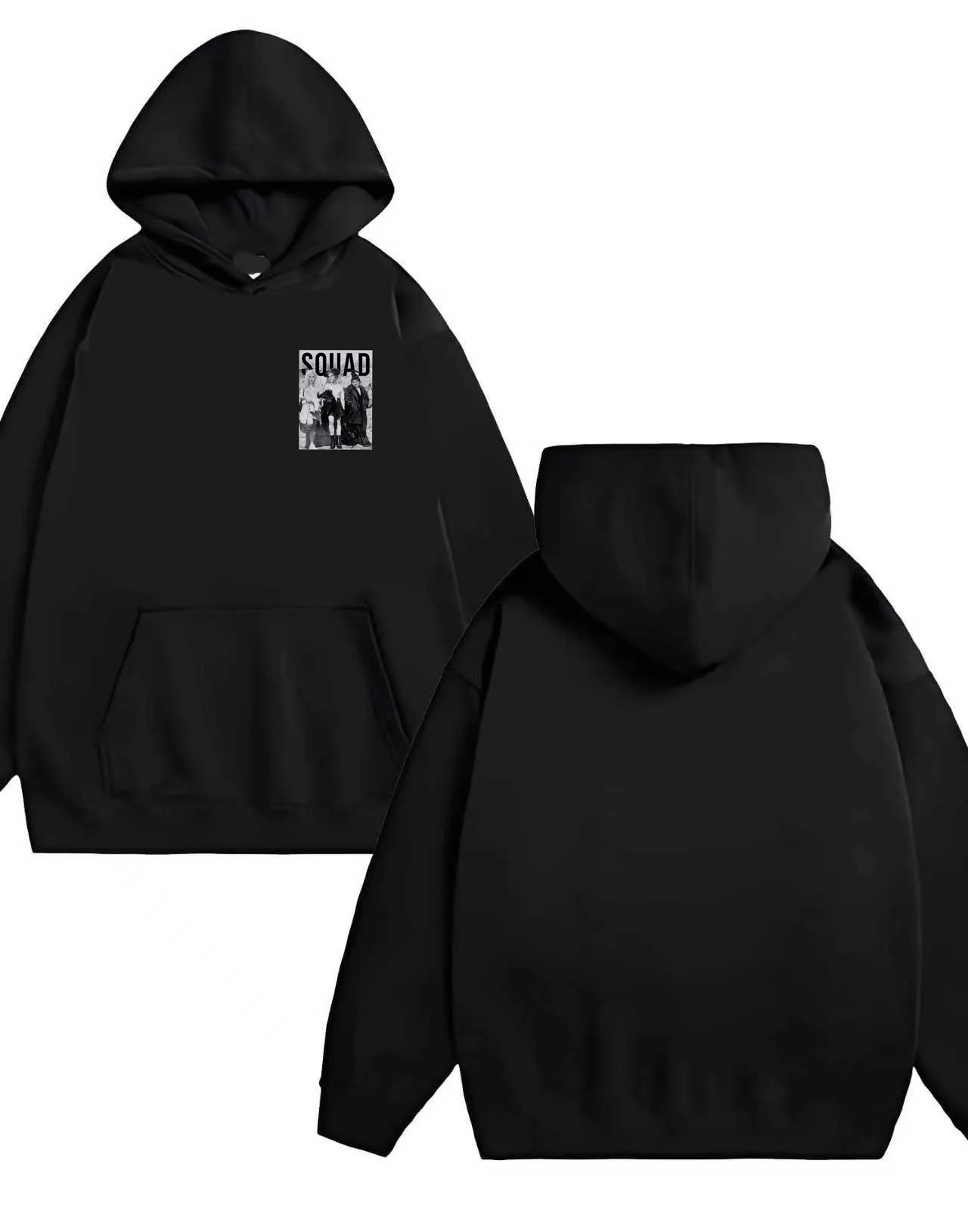 

2025 New trendy hooded sweatshirt with team prints 330G heavy-duty hooded sweatshirt for both men and women