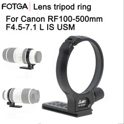 FOTGA Lens Tripod Ring Camera Collar For Canon RF100-500mm F4.5-7.1 L IS USM Camera QR Quick Plate Tripod Ring Adapter Accessore