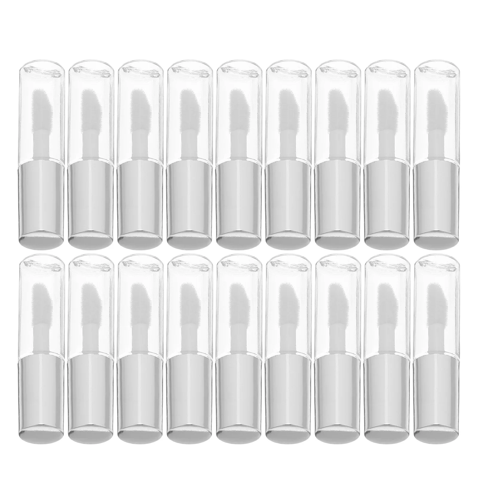 

30Pcs Empty Lip Gloss Containers 1.2ml Transparent Refillable Mini Tubes Wide Opening Secure Seal for Homemade Lipstick Balm