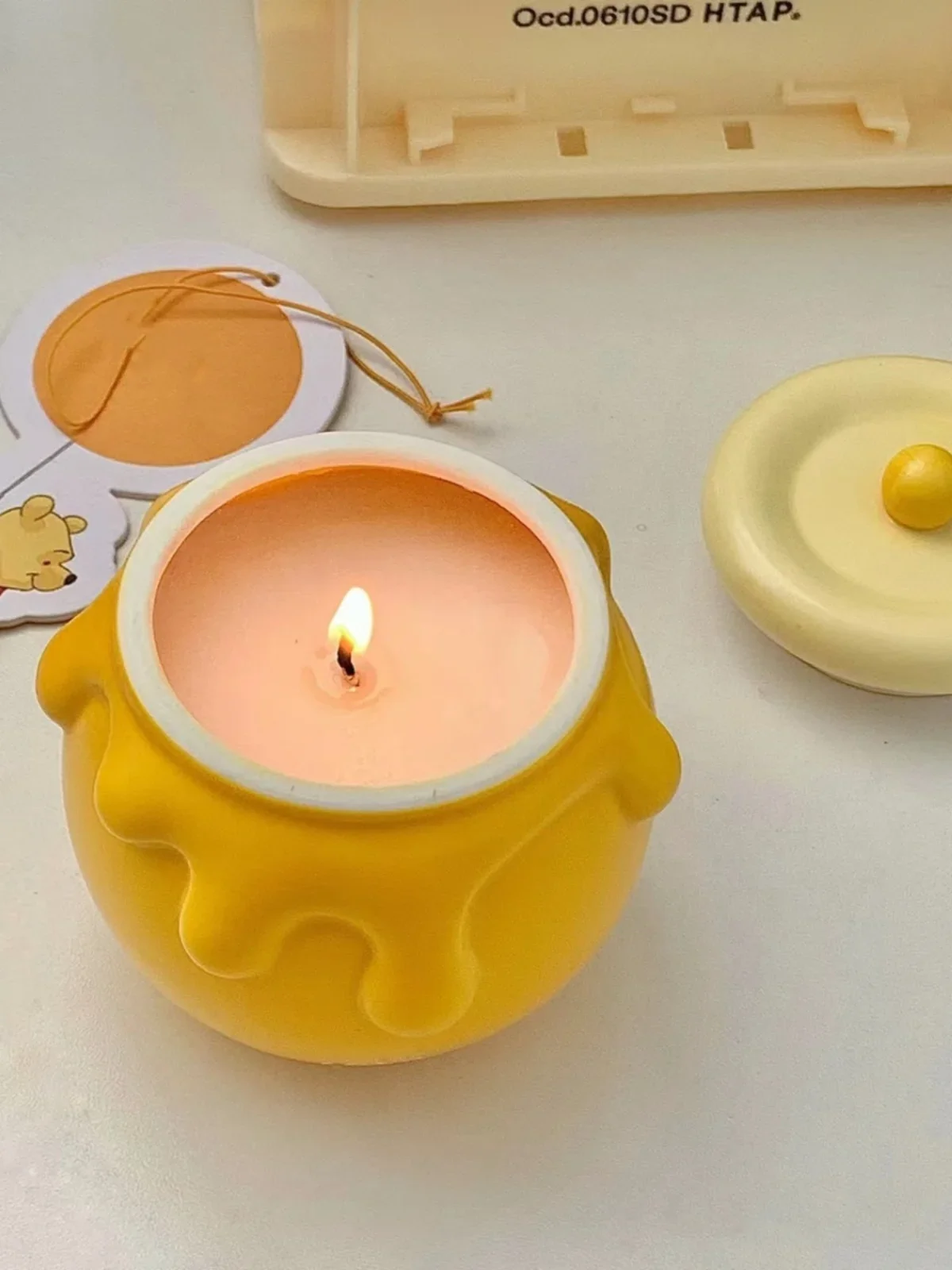 Pinpoint Punctuation Same Style Aromatherapy Candle Pop Honey Pot Aromatherapy Flower Money Rolling Gift Box Gift