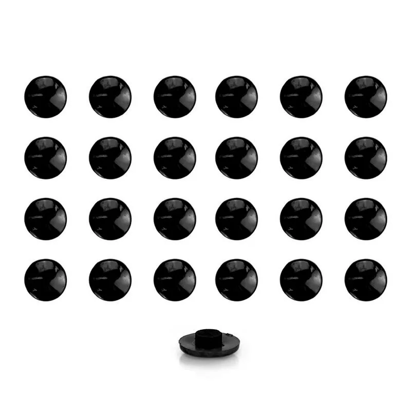 Black Orpossible Refrigerator Magnets and Button Panel-24 Units