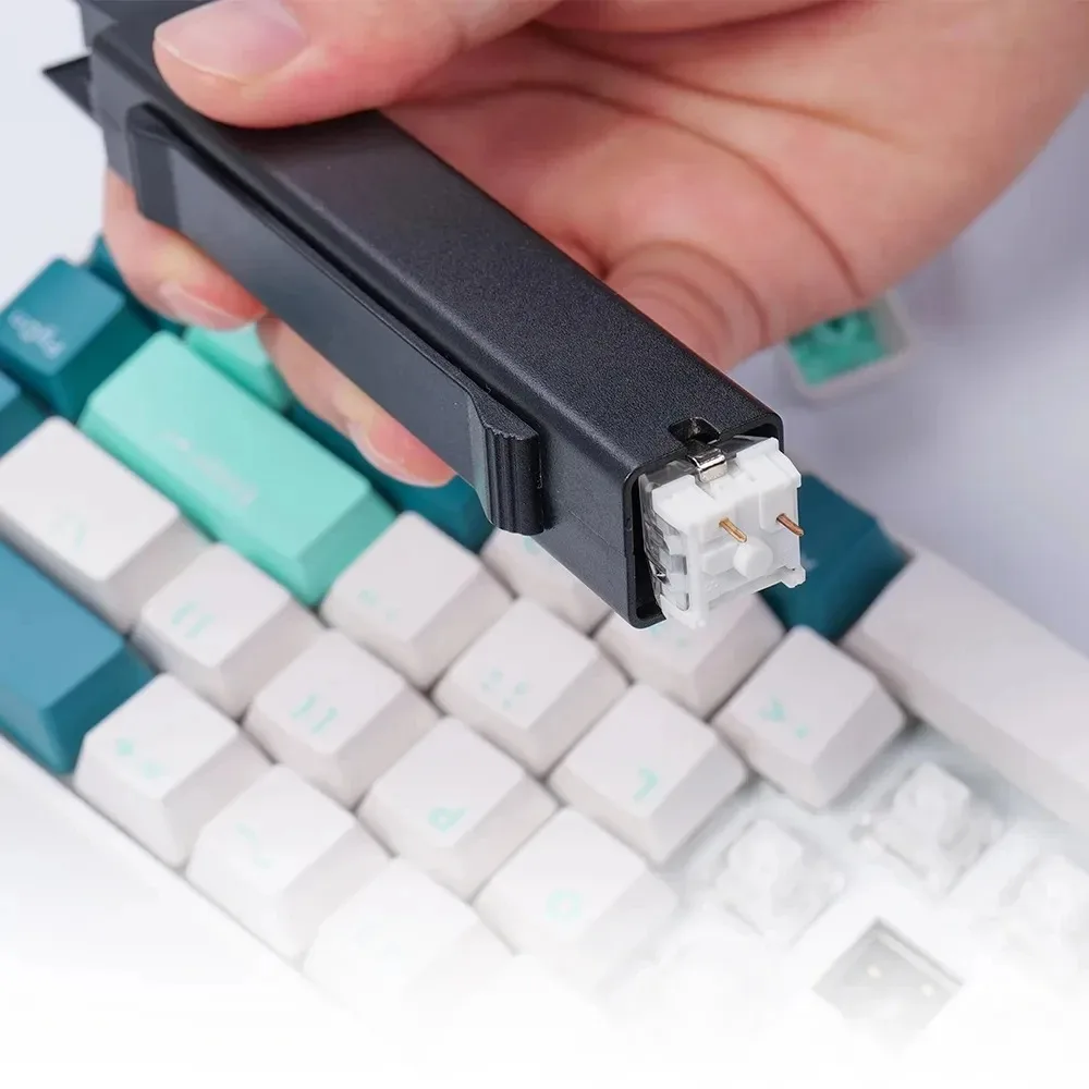 2 In 1 Switch Puller Keycap Puller Key Switch Keycap Puller for Mechanical Keyboard Gaming Keyboard Switches DIY Cleaning Tool